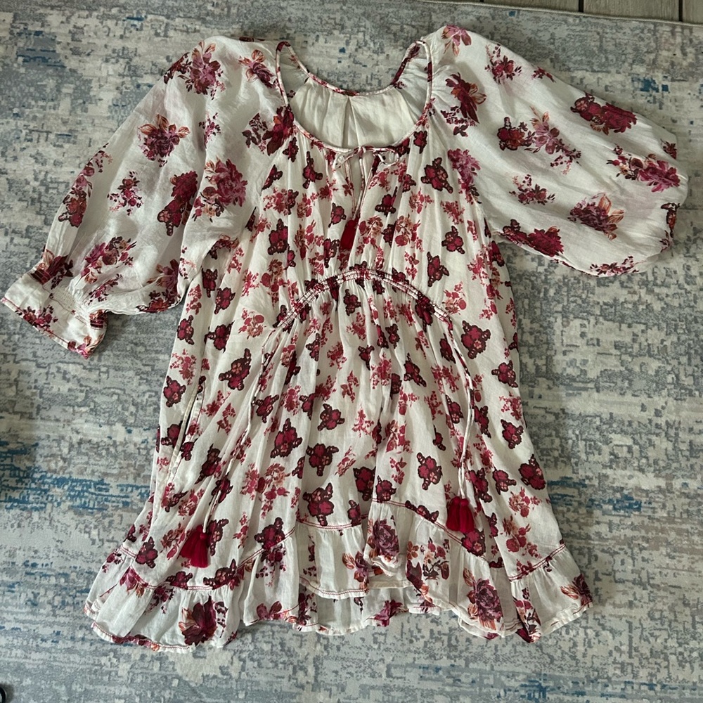 Free People babydoll mini dress